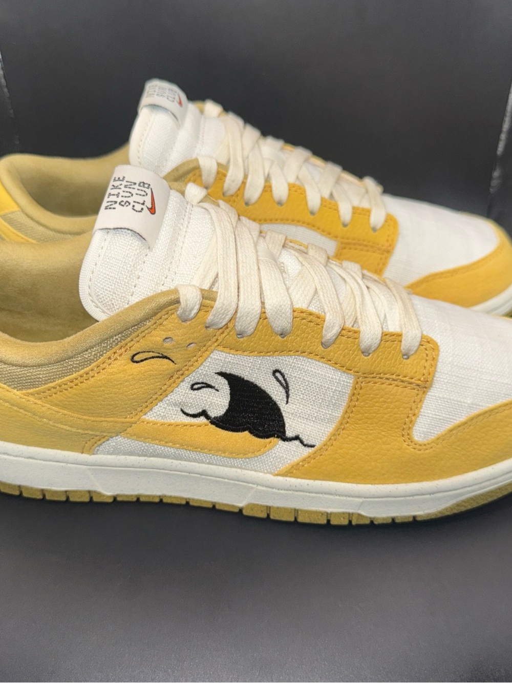 Size 9.5 - Nike Dunk Low Sun Club, DV1681-100, Clean, No Box, Minor Flaws, Good - Picture 5 of 11